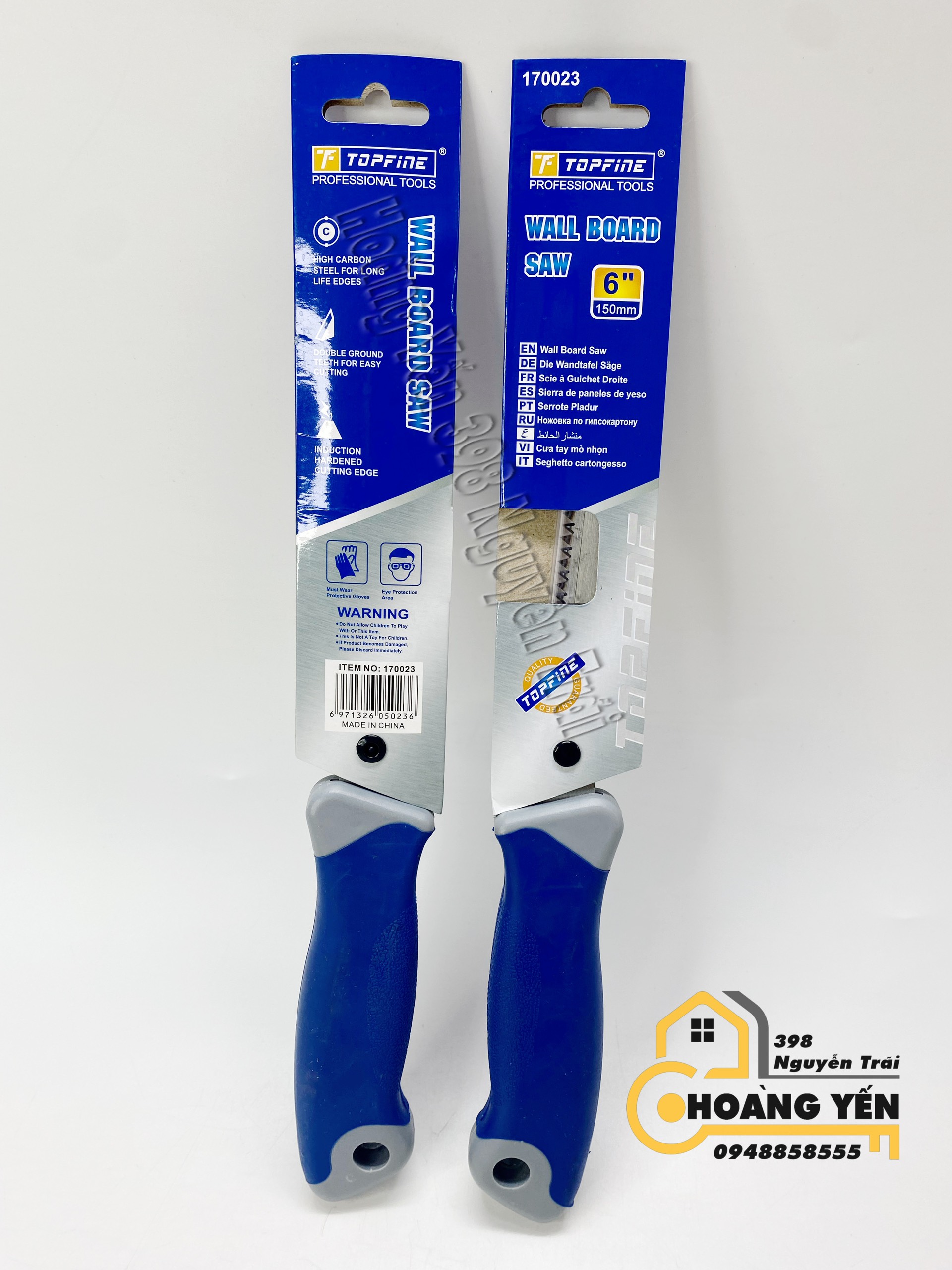 Cưa tay mỏ nhọn 6''150mm Topfine 170023 cưa tay cành cây, cưa tay thân cây, cưa tay ống nước, cưa tay tấm kim loại, cưa bền bỉ, cưa sắc nhọn, cưa nhập khẩu