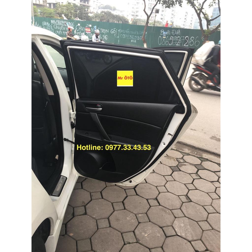 Rèm Che Nắng Xe Mazda 3s Hatback Loại 1. Cam Kết Vải Dày, Chuẩn Khít Theo Xe
