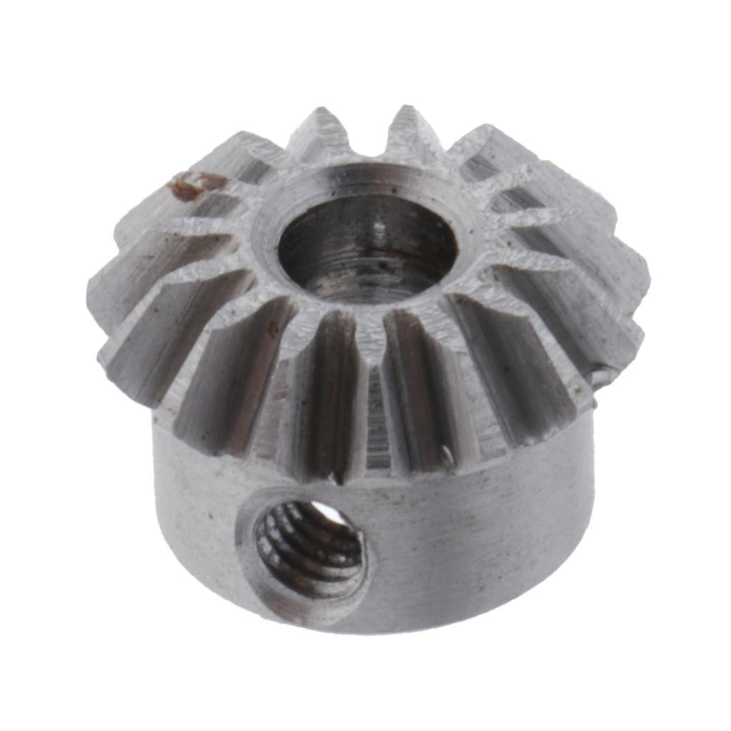 2-6pack 0.8 Modulus Brass Bevel Gear 15 Tooth 3 to 6mm Diameter Hole E