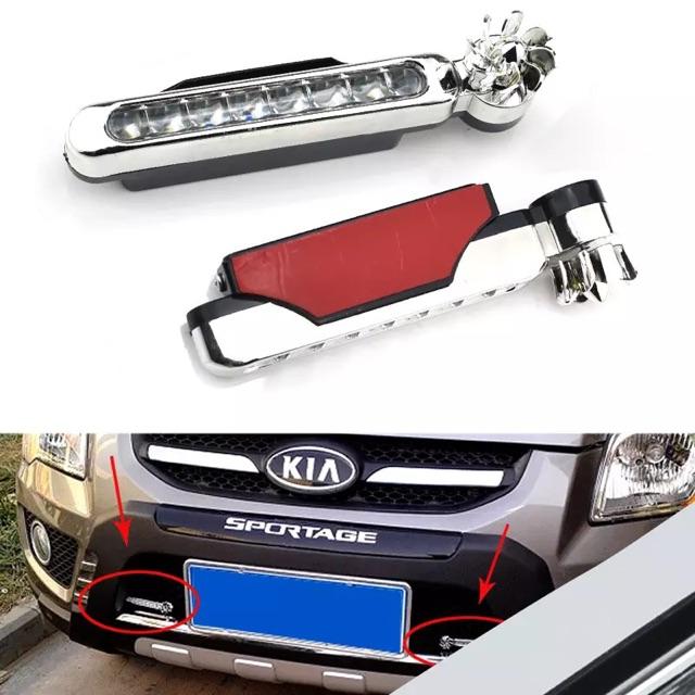 Bộ 2 đèn led năng lượng gió gắn xe hơi ô tô