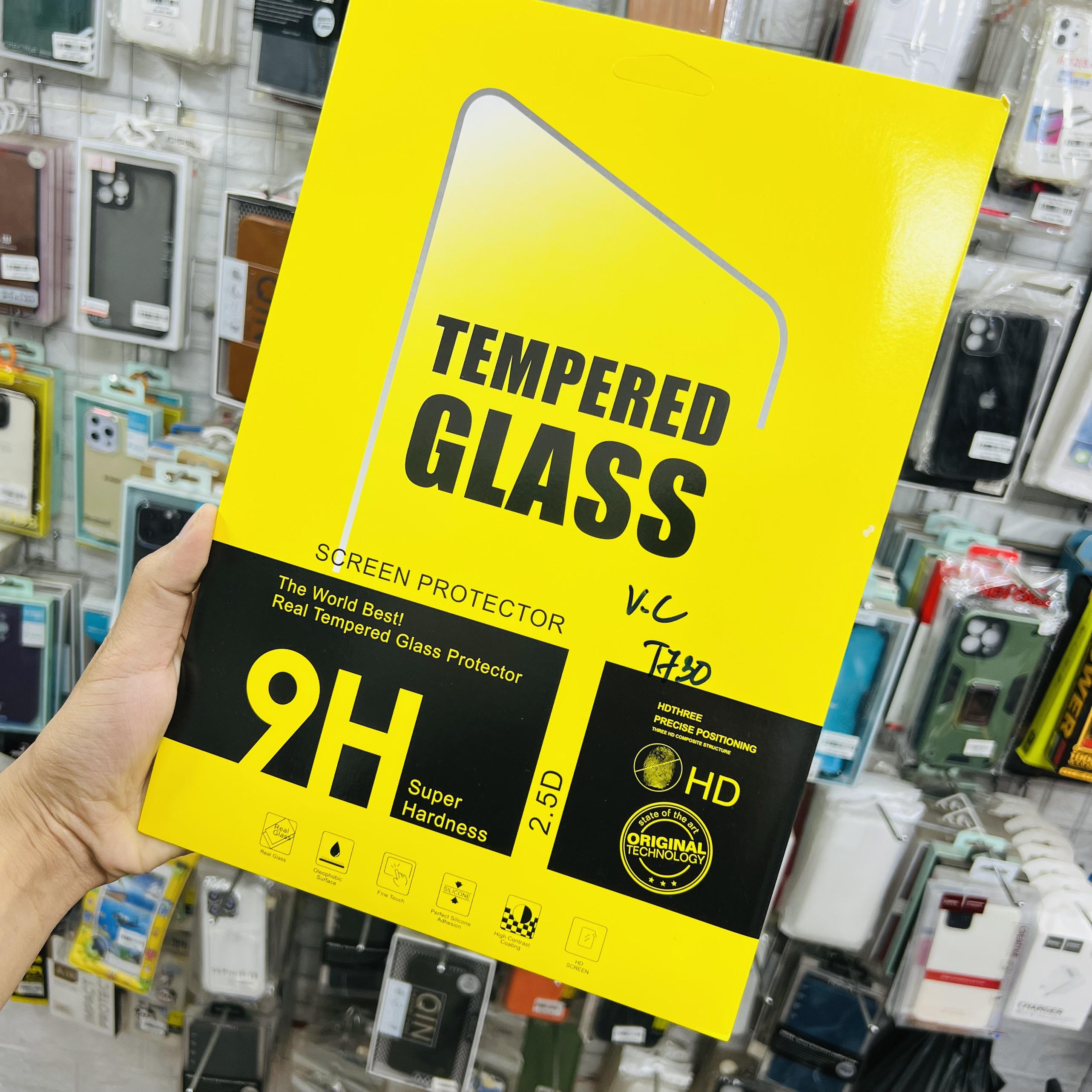 Tấm dán kính cường lực Dành Cho SamSung Galaxy Tab S7, Tab S7 FE, Tab S7 Plus , Tab S8, Tab S8 Plus , Tab S8 Ultra Chính hãng Unipha Glass độ cứng 9H, Vát Cạnh, không cấn tay - Hàng Chính Hãng