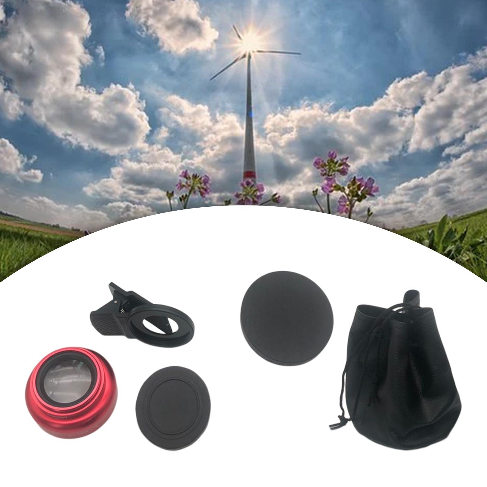 Phone Lens Kit Super Wide Angle Lens Professional Portable Lens Kit for Tablet Smartphones