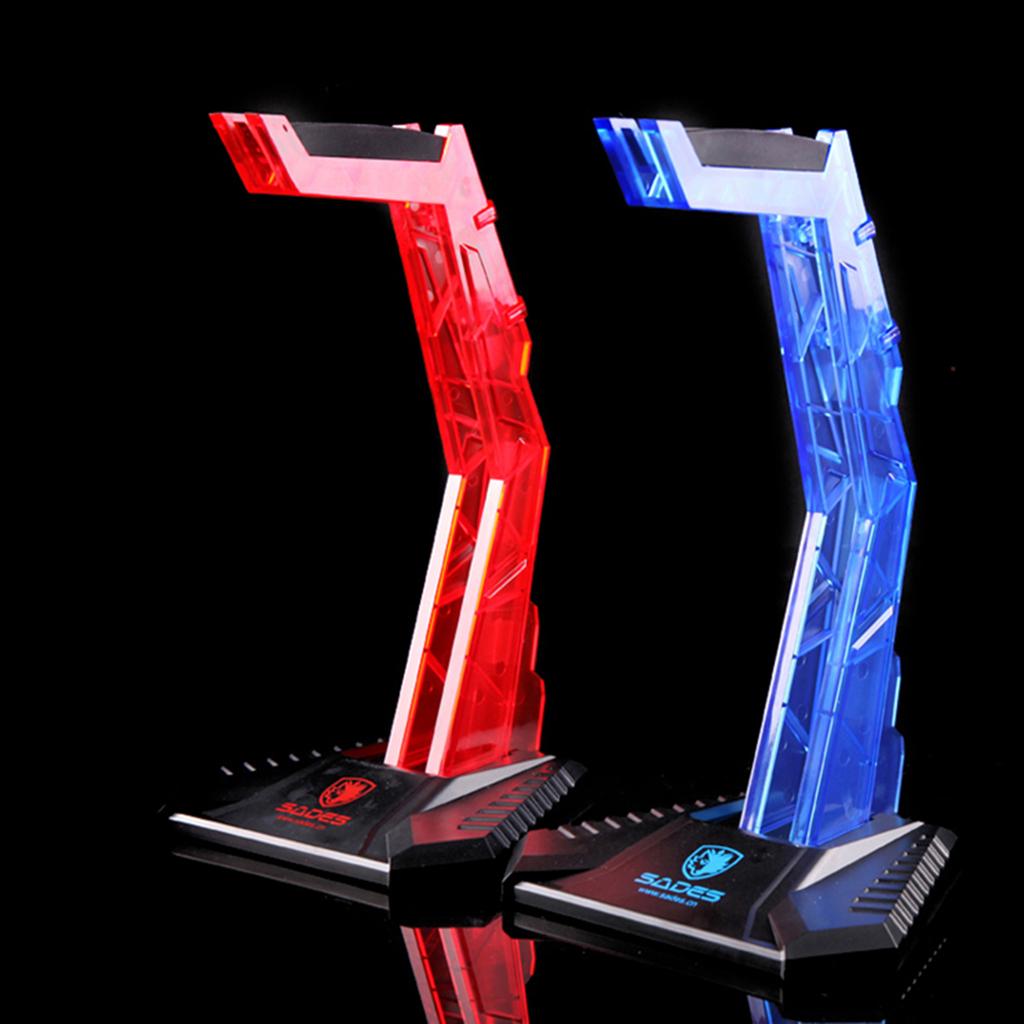 Red Acrylic Headphone Stand Modular Headset Holder Display Holder