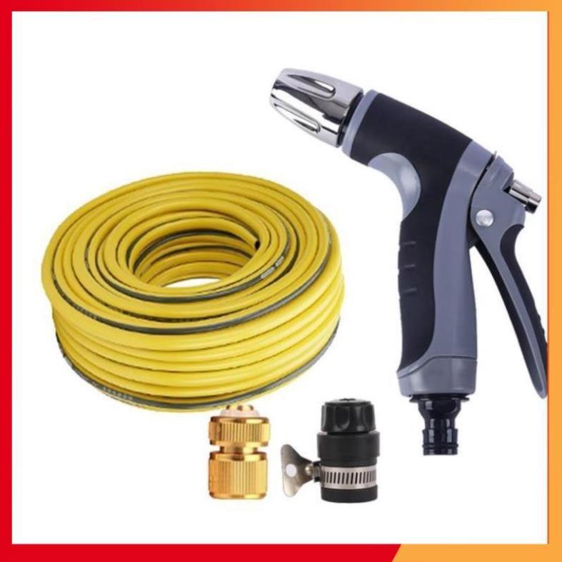 Bộ dây và vòi xịt tăng áp rửa xe tưới cây 20M  206817