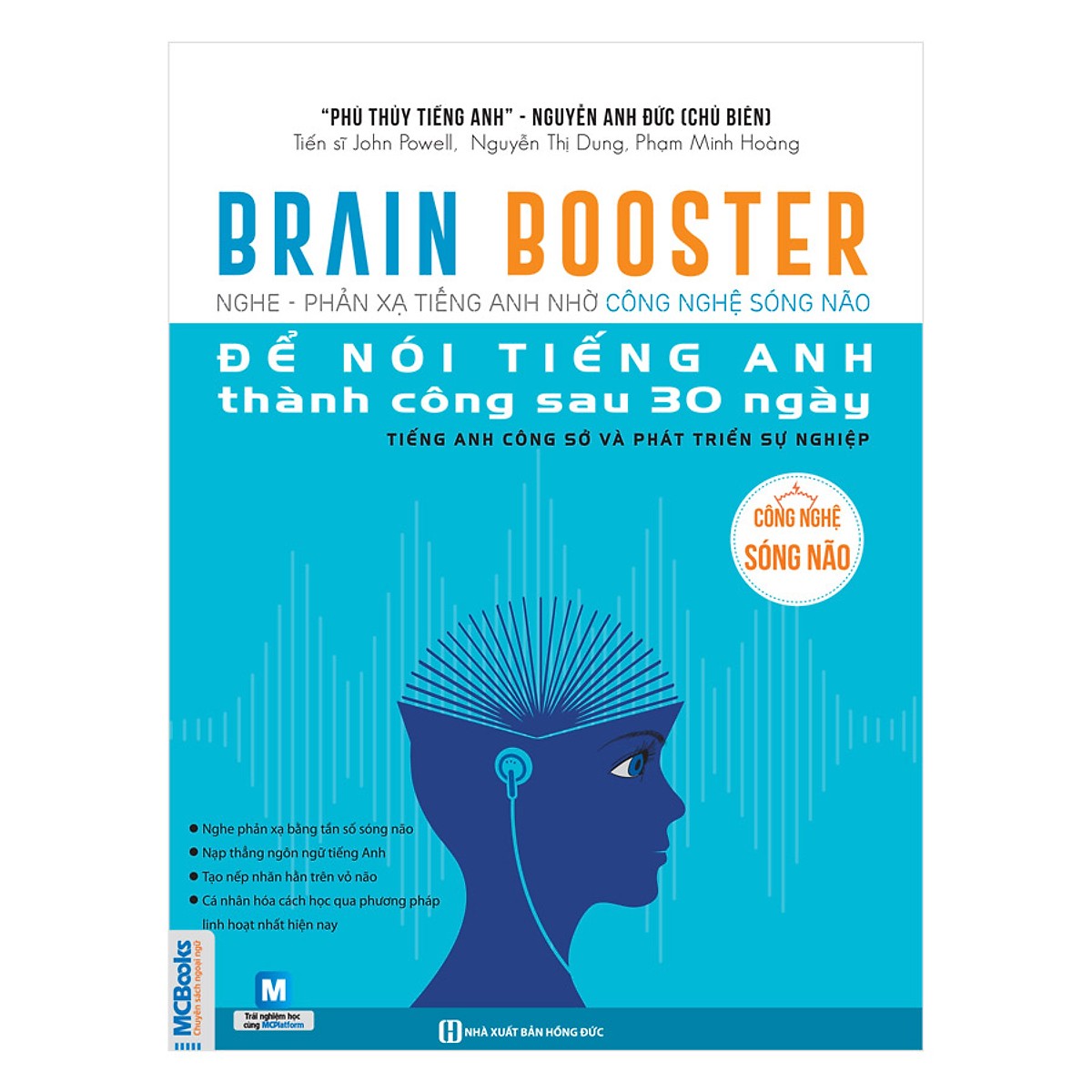 Combo Brain Booster - Nghe Phản Xạ Tiếng Anh Nhờ Công Nghệ Sóng Não Để Nói Tiếng Anh Thành Công Sau 30 Ngày (Tặng kèm Bookmark PL)