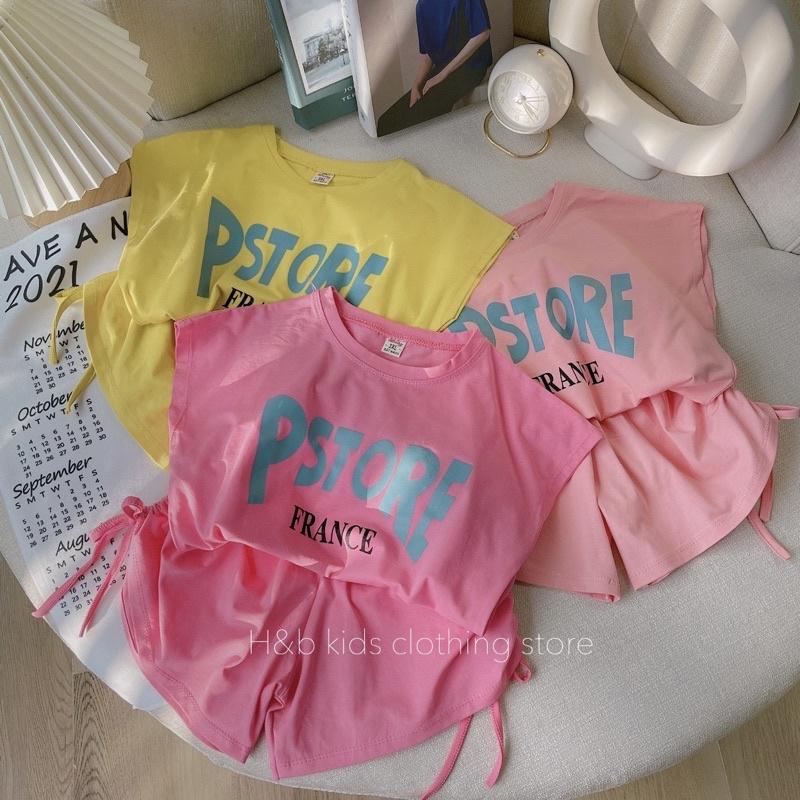 Bộ cộc tay Bé gái size đại️M0034️ Bộ quần áo bé gái từ 17-30kg, chất cotton 4 chiều mềm mịn thấm hút mồ hôi tốt
