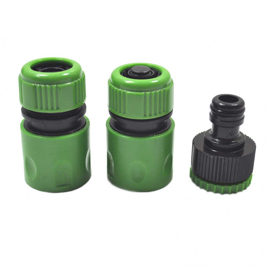 Bộ 3 cút nối nhanh ống nước xanh