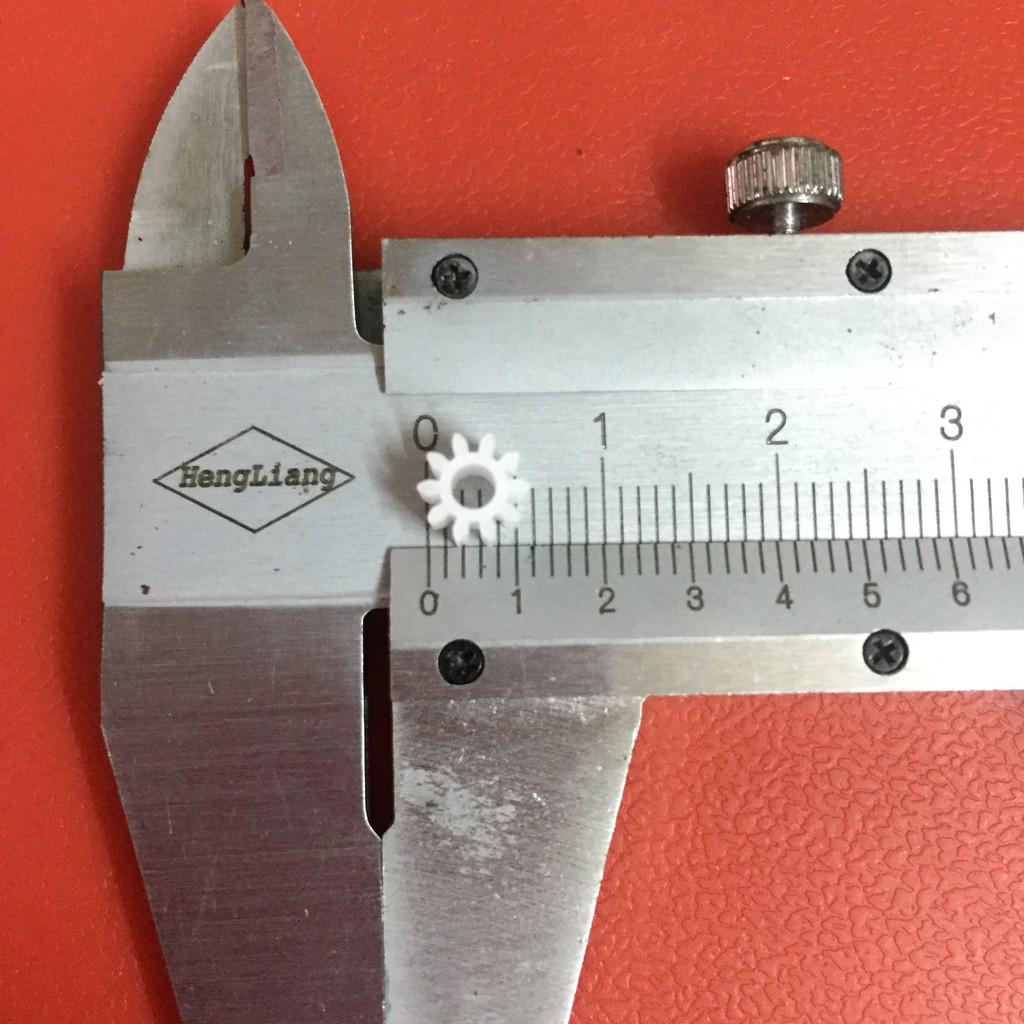 Bánh răng nhựa 10 răng lỗ trục 2.5mm dùng để chế tàu đồ chơi