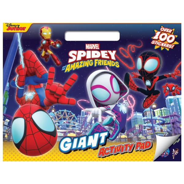 Sách ngoại văn: Spidey And His Amazing Friends - Giant Activity Pad - Glow Webs Glow!
