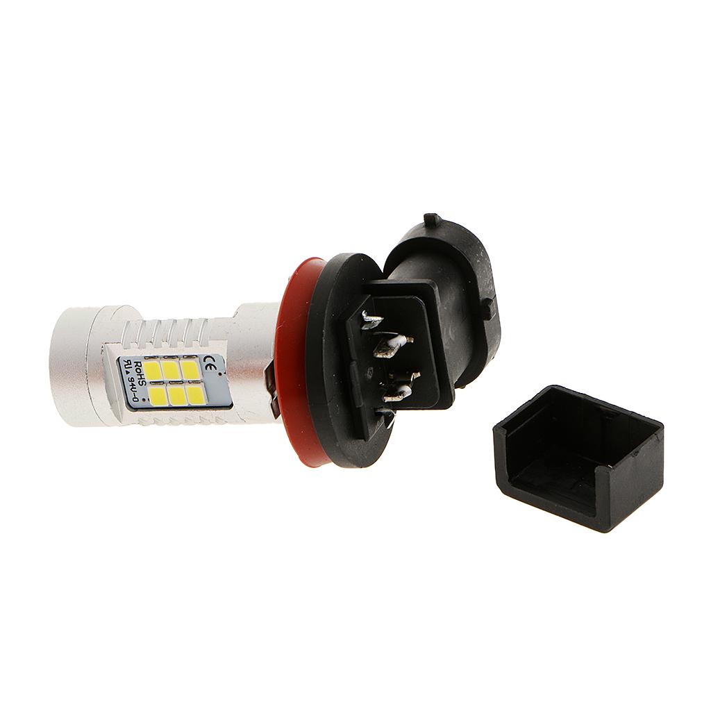 White - DC 12V Fog Light Headlight LED Lamp Bulb 21SMD LED