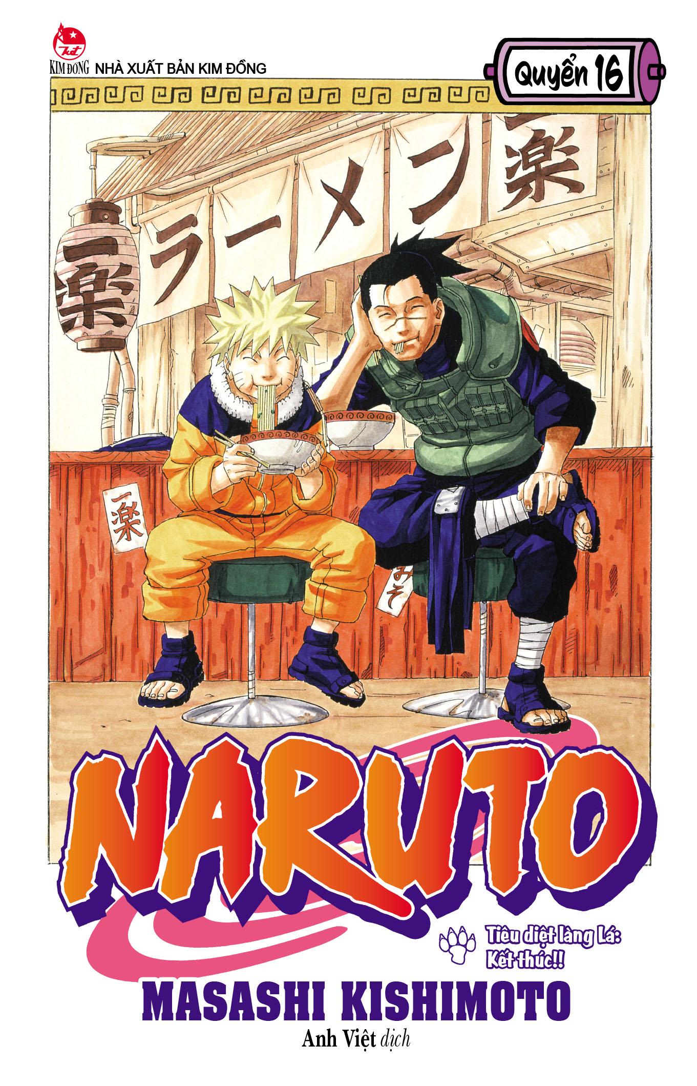 Sách - Naruto - Tập 16 - Tiêu Diệt Làng Lá: Kết Thúc!! (Tái Bản 2025)