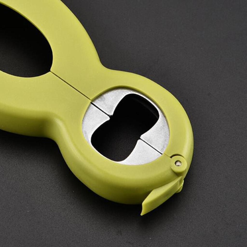Double Size Multifunctional Stainless Steel Bottle Opener Can Opener,Twister Grip Lid Seal Remover Lid Twist Off