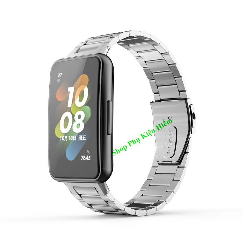 Dây đeo dành cho Huawei Band 7 bằng thép cao cấp