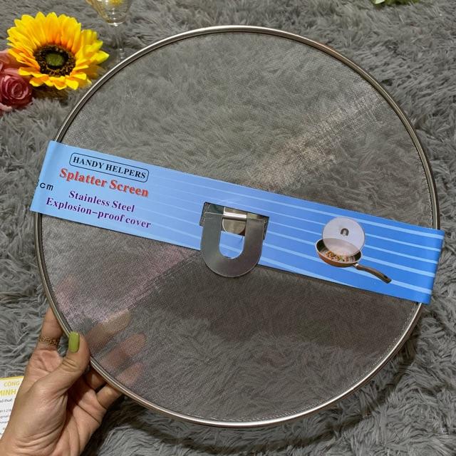 Nắp đậy chảo inox không cán 33cm