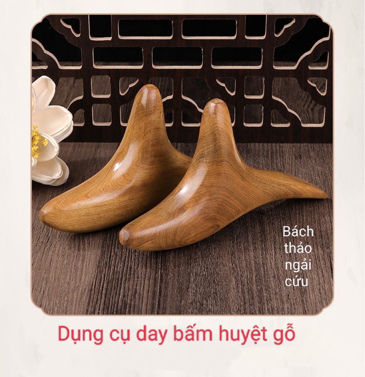 Dụng Cụ Day Ấn Huyệt, Massage , cạo gió Hình Tam Giác Giảm Căng Thẳng, Lưu Thông Máu Huyết