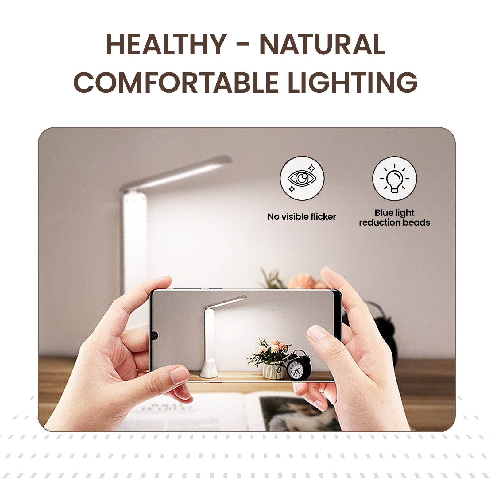 Đèn bàn kiêm đèn pin đa năng Yeelight - pin sạc tích điện 1800mAh, 3 nhiệt độ màu, tăng giảm độ sáng