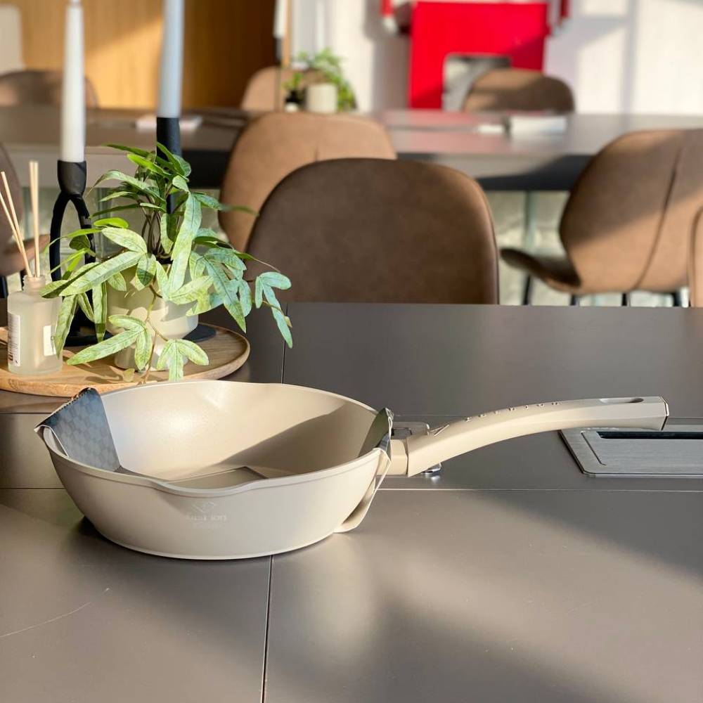 Chảo sâu lòng Berlinger Haus x FashionTV FTV-0059 24cm màu kem – Fashion Collection hàng chính hãng