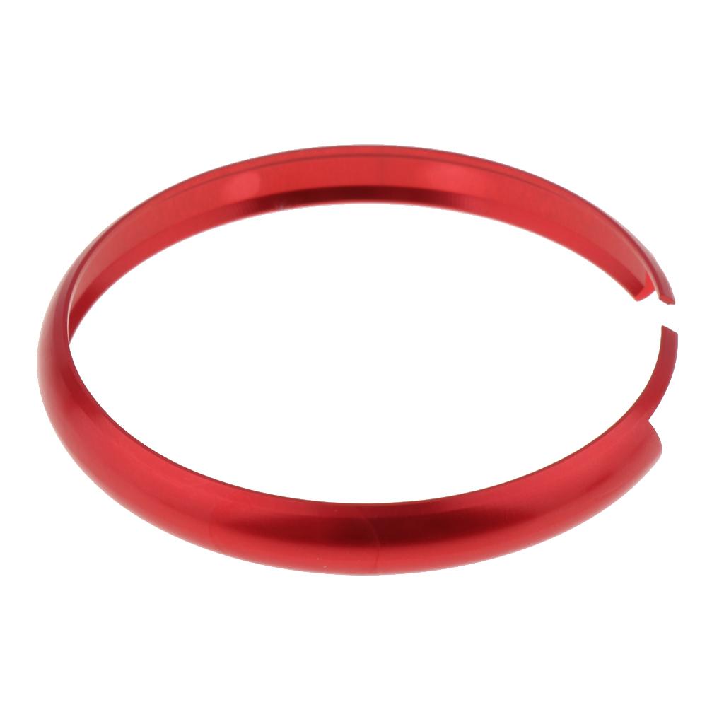 2x Aluminum Key Ring Decorative Chain for  Clubman Countryman Red