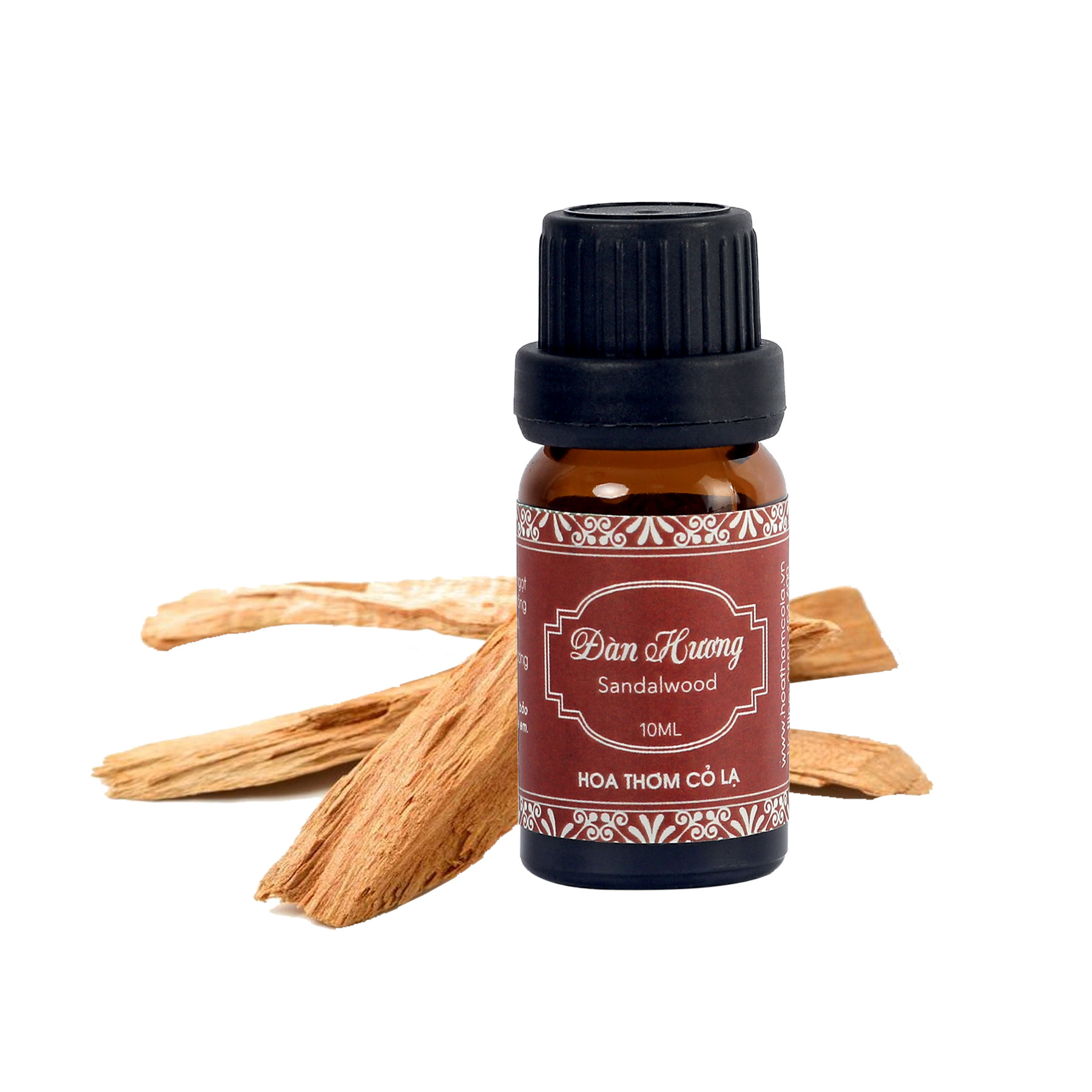 Tinh Dầu Gỗ Đàn Hương - Sandalwood Essential Oil 5ml - Hoa Thơm Cỏ Lạ