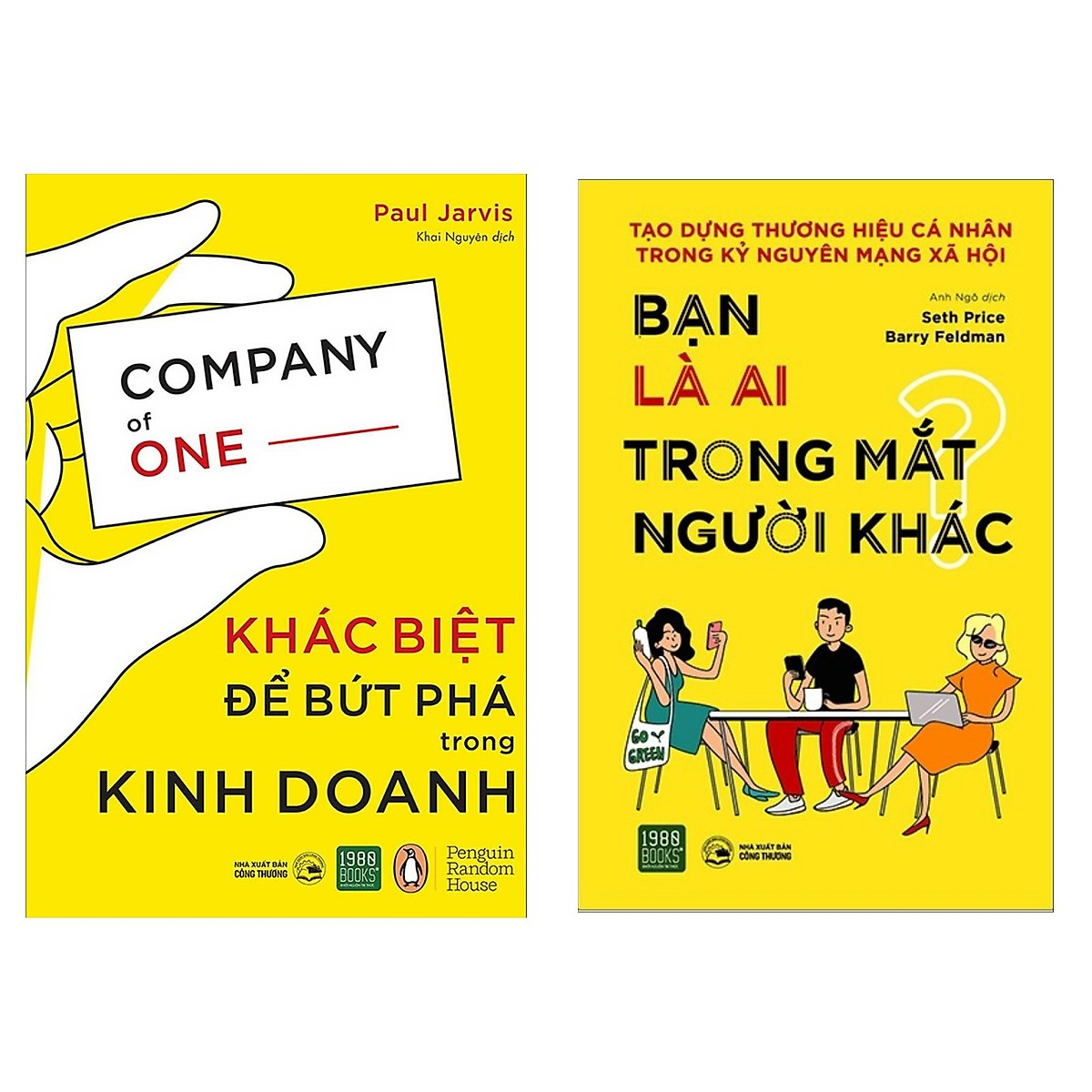Combo Bài Học Đắt Gía Dành Cho Nhà Doanh Nghiệp: Khác Biệt Để Bứt Phá Trong Kinh Doanh + Bạn Là Ai Trong Mắt Người Khác