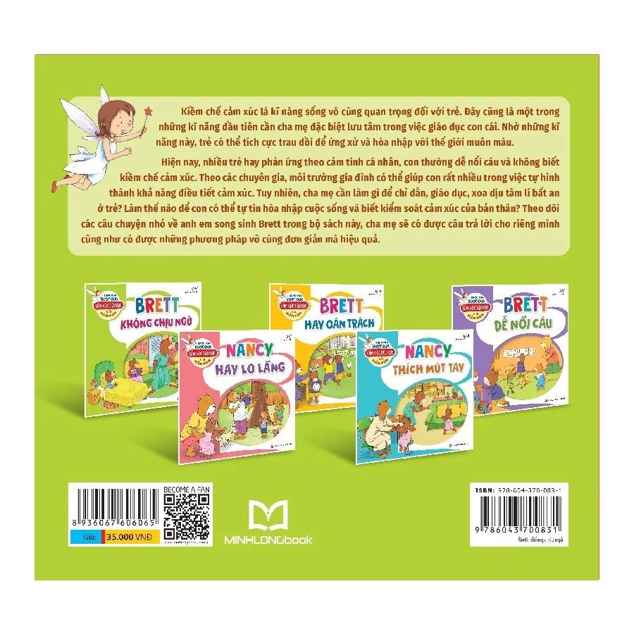 Cùng Con Vượt Qua Cảm Xúc Tiêu Cực Tuổi Mầm Non - Brett Không Chịu Ngủ - Bản Quyền