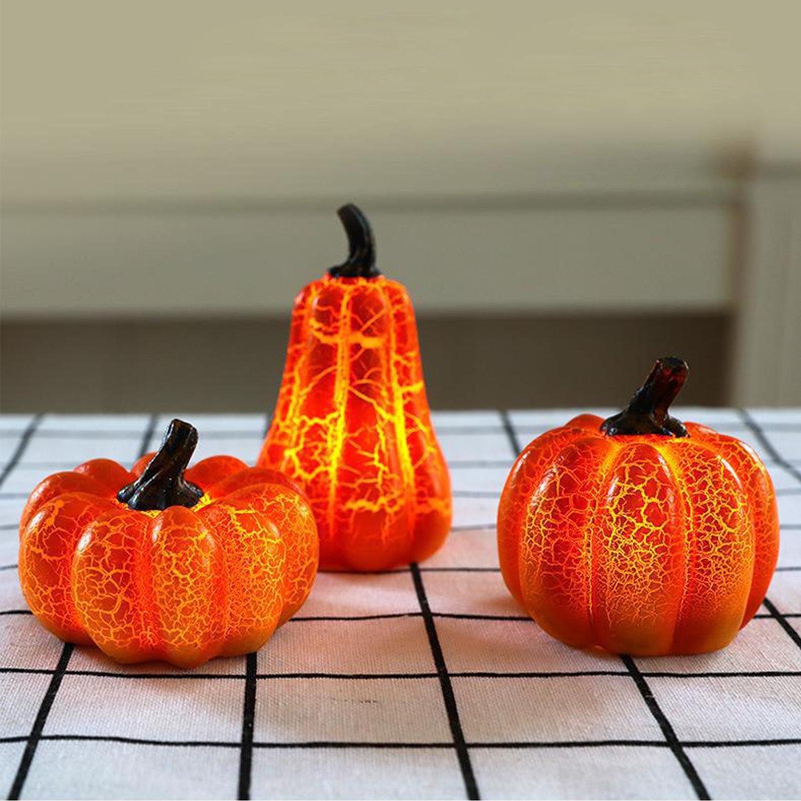Fake Pumpkins Model DIY Simulation Pumpkins Model for Halloween Kitchen Fall