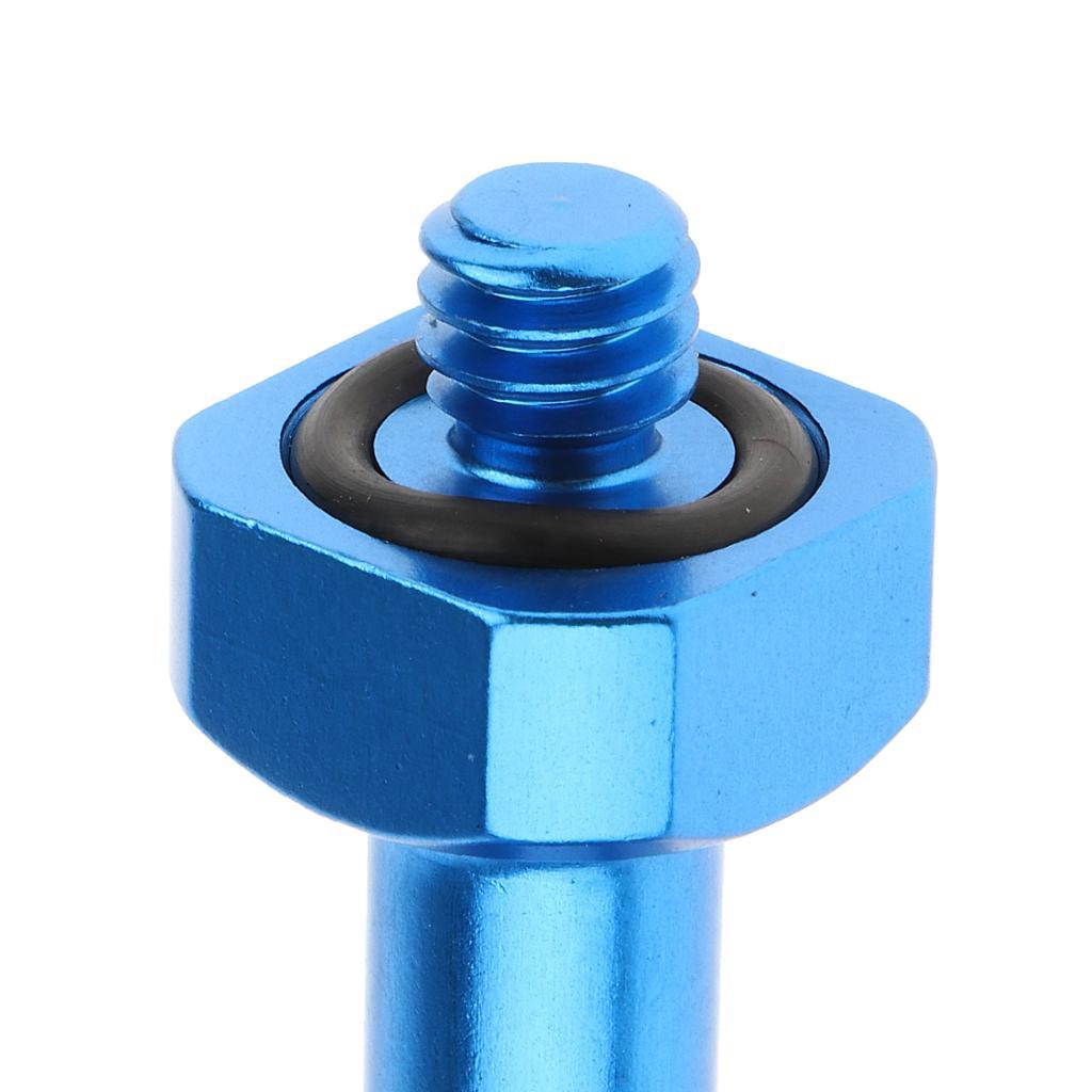 5 Pieces CNC Aluminum Alloy Diving Ball Head Mount Bracket For GoPro 6/5/4/3 , Blue & Black