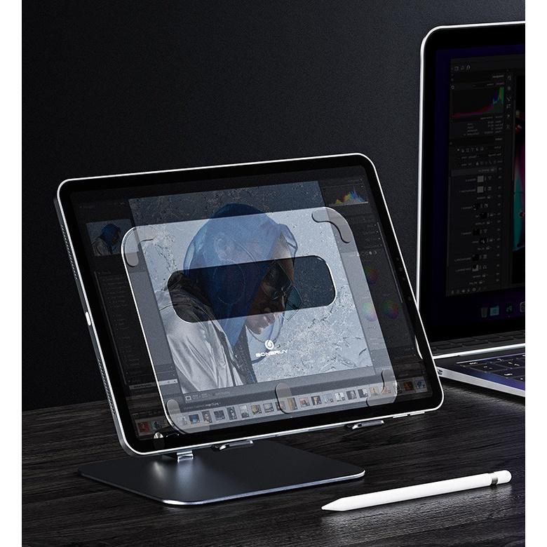 Giá đỡ máy tính bảng, điện thoại, iPad, Galaxy Tab P61 dạng đỡ tablet điều chỉnh độ cao, hợp kim nhôm cao cấp.