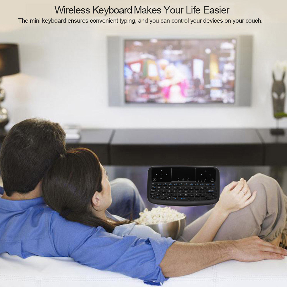 Bàn Phím Không Dây A36 Mini Cảm Ứng Chuột Không Dây 2.4GHz Cho AnDroid TV Box Smart TV PC Máy Tính Xách Tay