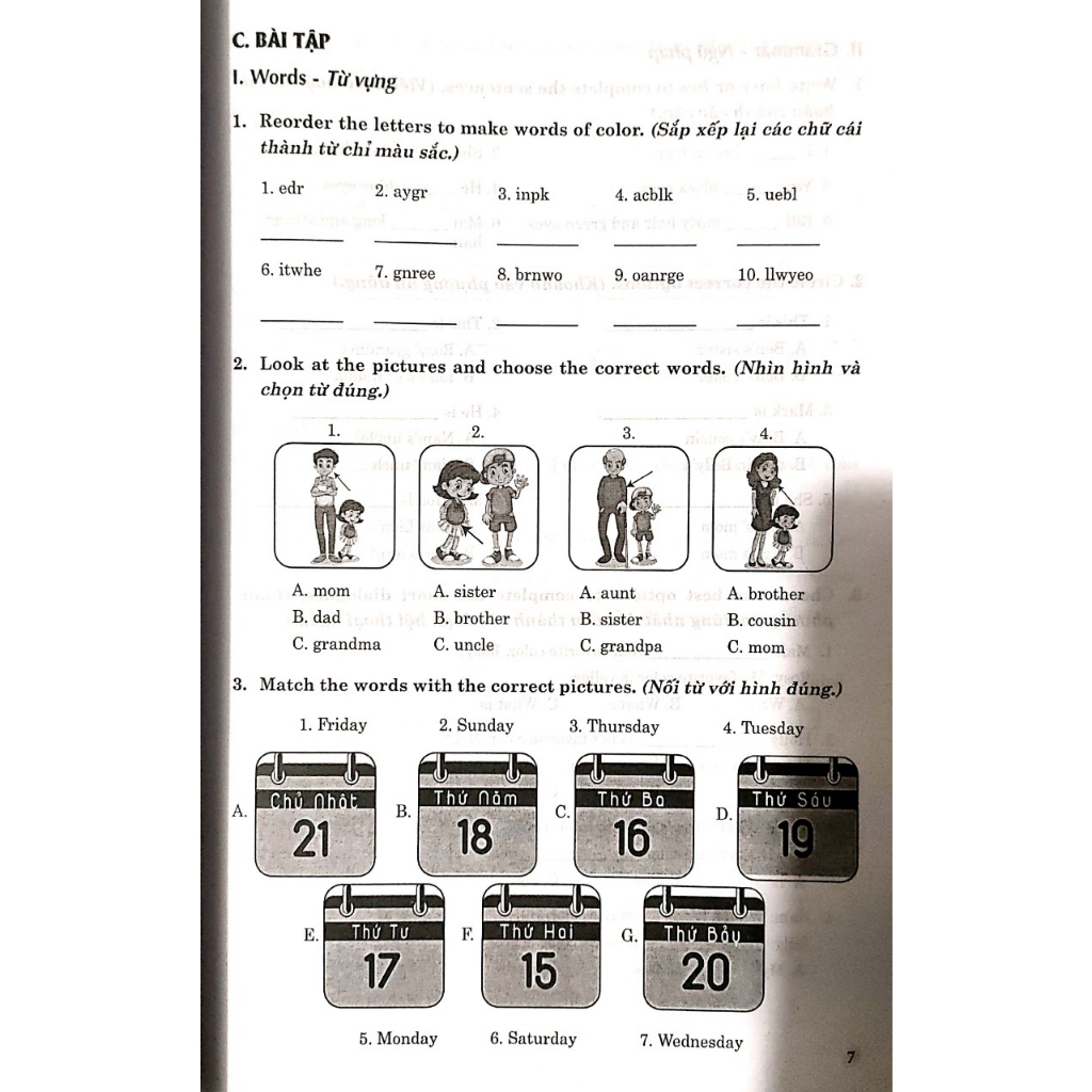 Sách - Bài Tập Tiếng Anh 4