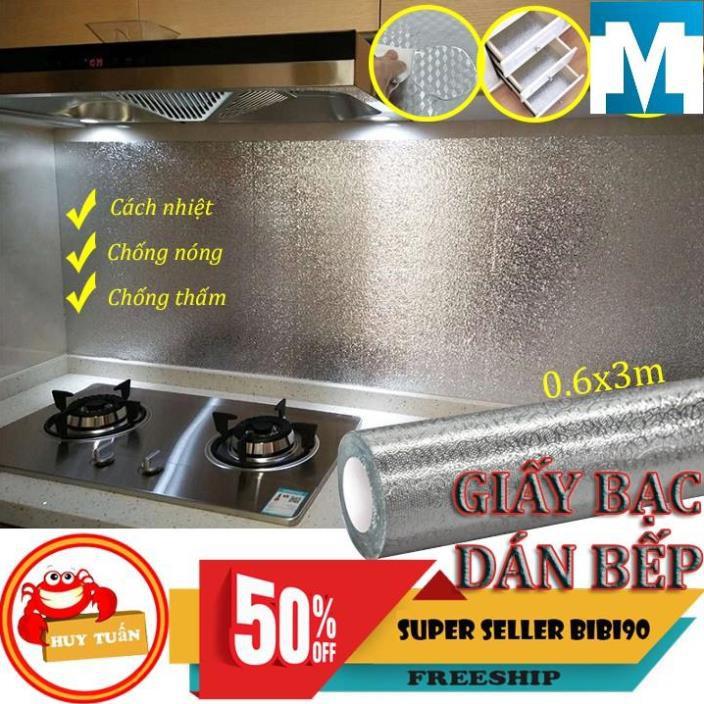 Cuộn giấy bạc dán bếp cách nhiệt chống thấm bền đẹp