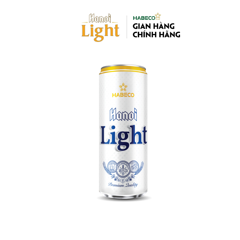 Combo 2 Thùng Bia Hanoi Light - Thùng 24 lon 330ml