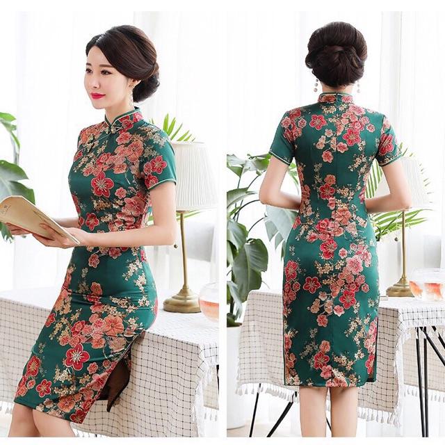 Sườn xám đẹp hàng thiết kế
