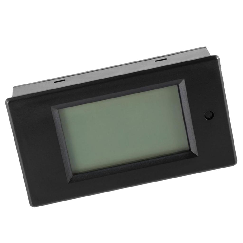 20A DC MÀN HÌNH LCD Kỹ Thuật Số, Điện Công Suất W KWh Đo Ampe Kế Vôn Kế