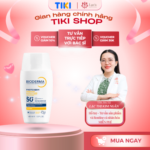 Sữa chống nắng Bioderma phổ rộng ráo mịn, bảo vệ da toàn diện Photoderm XDefense Ultra-fluid SPF50+ 40ml