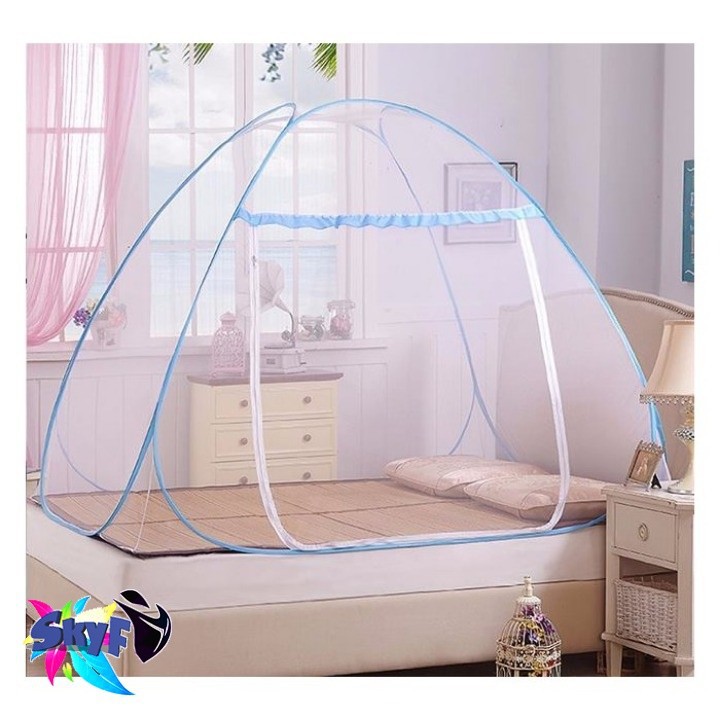 Màn chụp tự bung không đáy chống muỗi hàng Việt Nam 1m8*2m