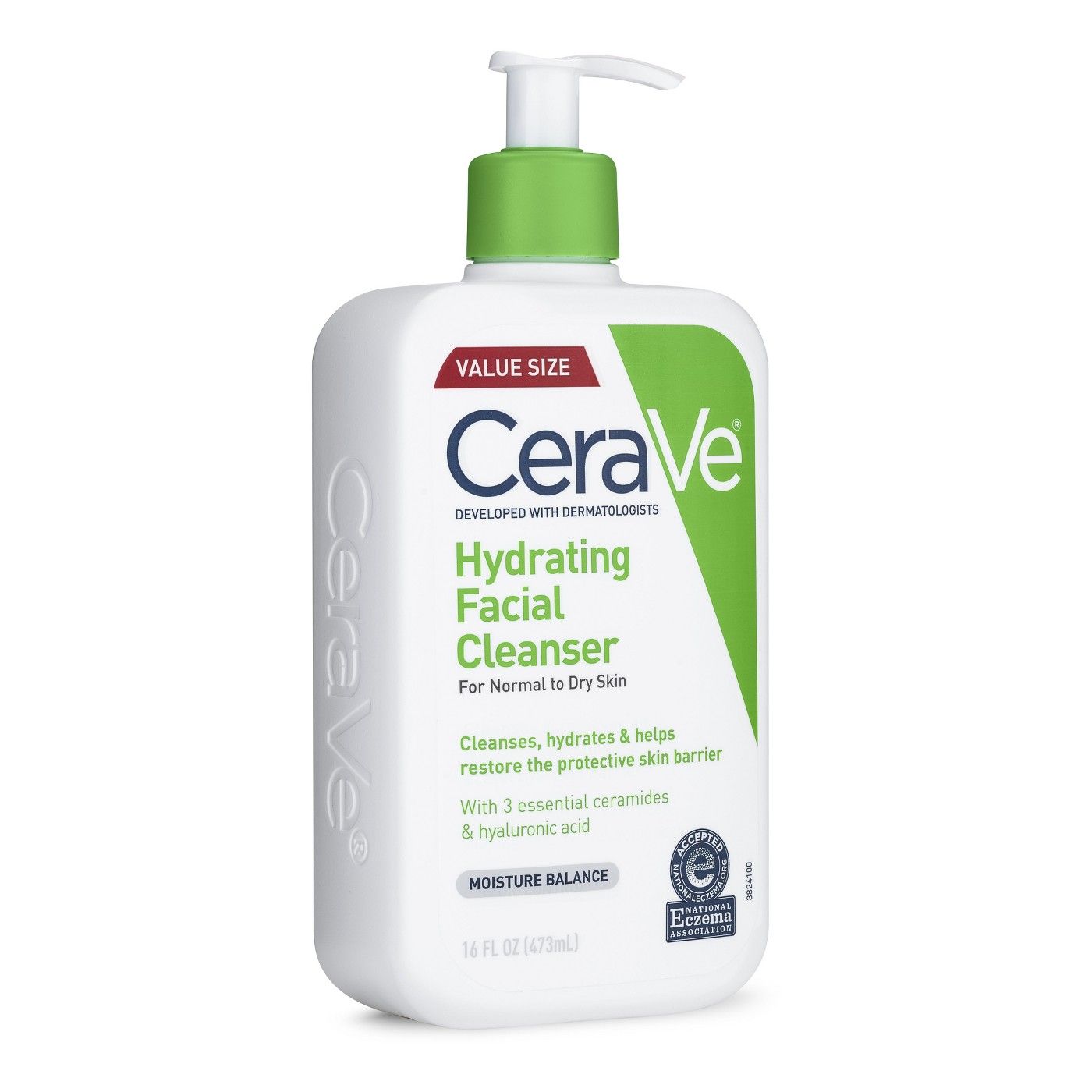 Sữa Rửa Mặt dưỡng Ẩm dành cho da thường đến da khô Cerave Hydrating Facial Cleanser - Mỹ