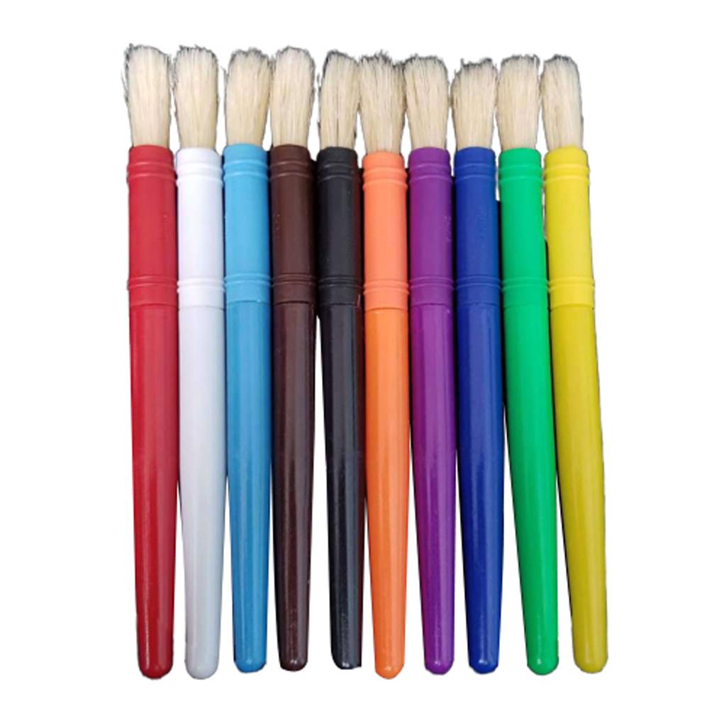 10/20Pcs Kids Artist Paint Brushes for Watercolor Oil Acrylic Painting Arts Tool