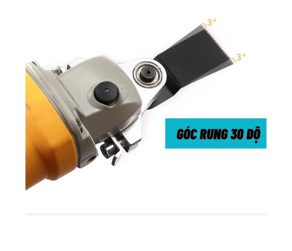 Bộ công cụ đổi máy mài thành máy cắt rung Kèm2 Lưỡi Cắt, Đĩa Chà Tam Giác
