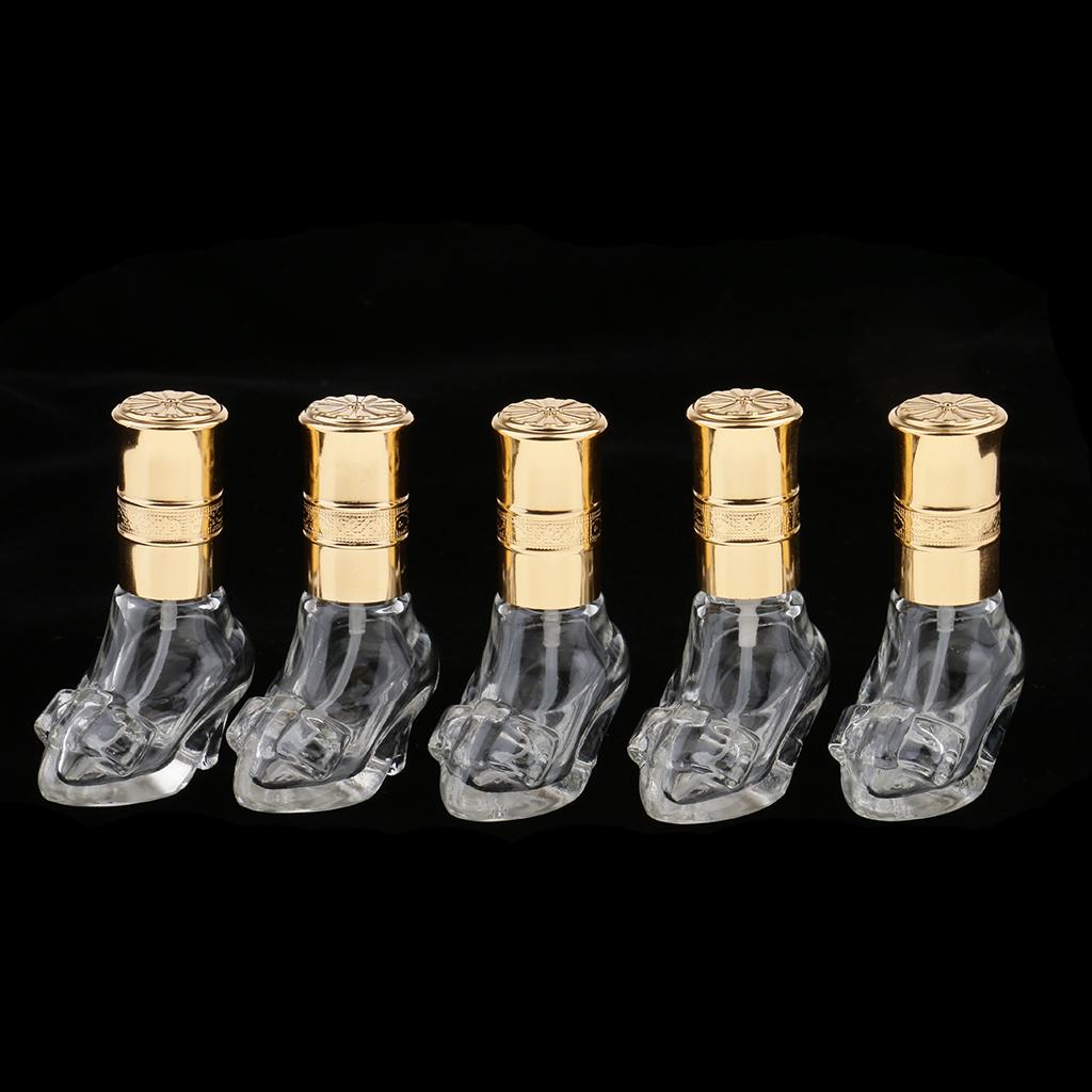Travel Empty Glass Essential Oil Perfume  Spray Bottles 10ml 6ml