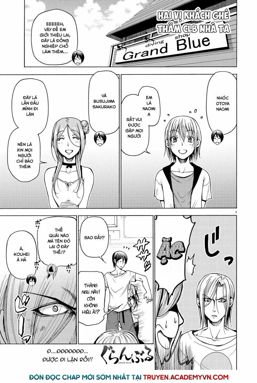 cô gái thích lặn - grand blue chapter 35 1