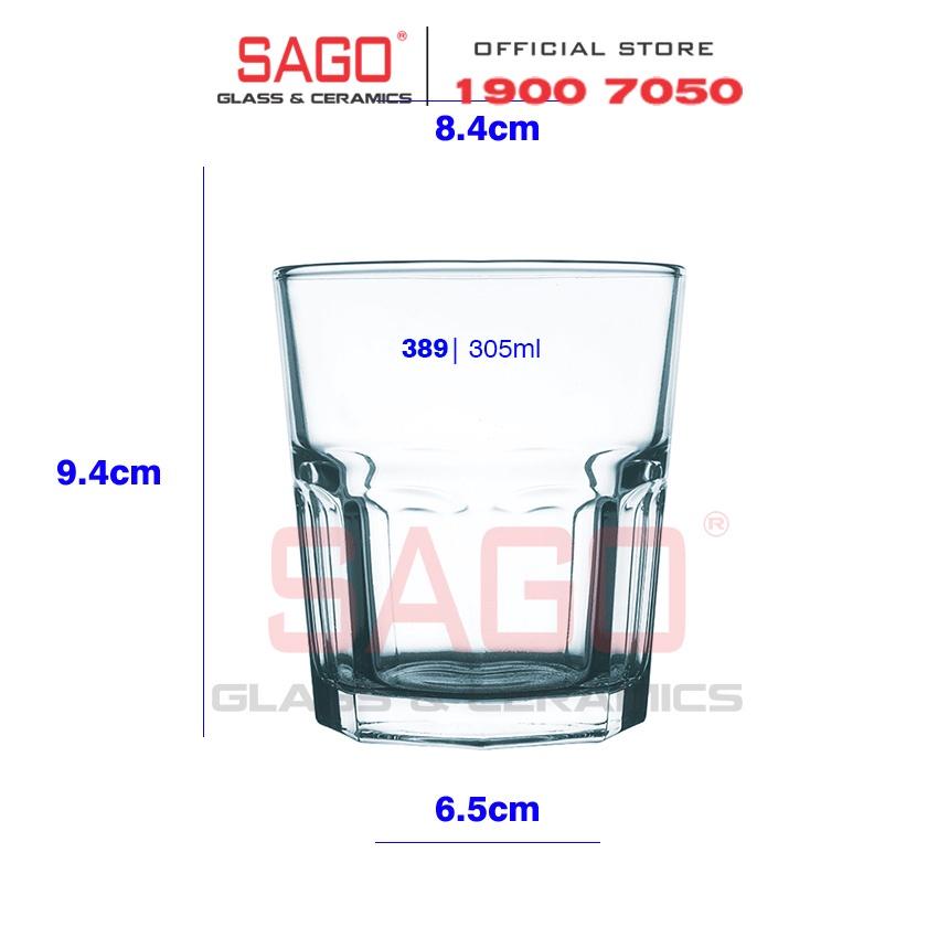 Ly Thủy Tinh union Centra Rock 305ml | Nhập Khẩu Thái Lan