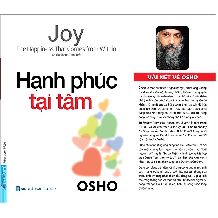 Sách Hạnh Phúc Tại Tâm (Tái Bản)
