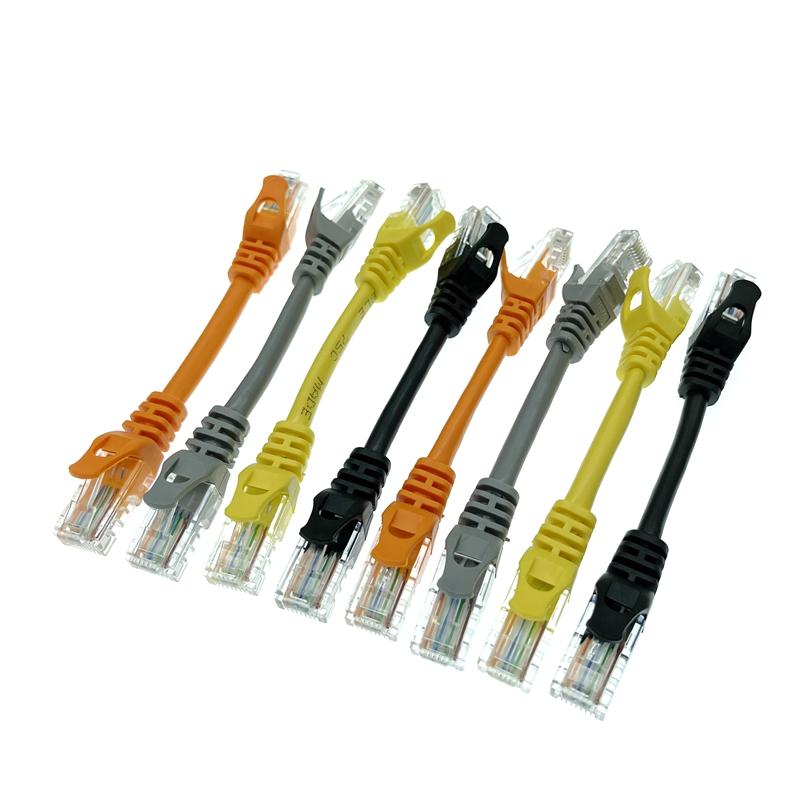 10cm 30cm 50cm Cat5e Ethernet Mạng UTP Mạng nam sang nam Gigabit Patch Cord RJ45 Twisted Pair Gigge LAN Cáp ngắn 1m 2m 30m