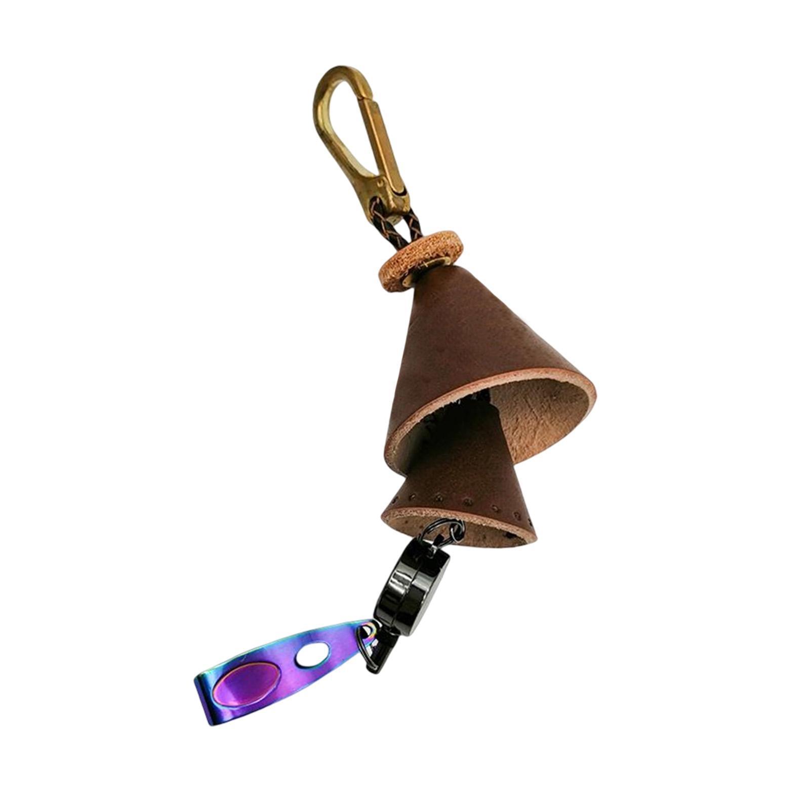 Lure Sequin Bell Bag with Buckle Supplies Outdoor with Hook Hole Hanger