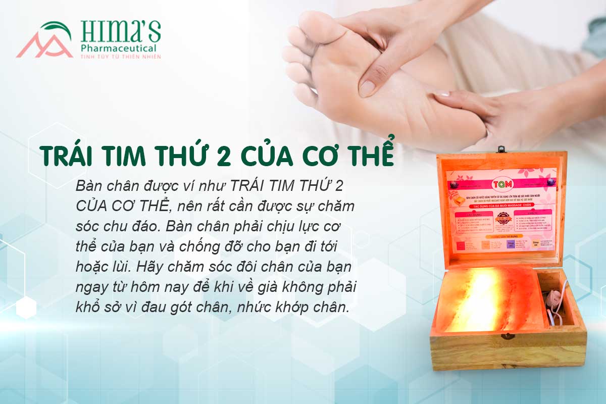 BÀN ĐẶT CHĂN ĐÁ MUỐI HIMALAYA HIMA`S HỖ TRỢ TÊ BÌ XƯƠNG KHỚP CHO MỌI GIA ĐÌNH