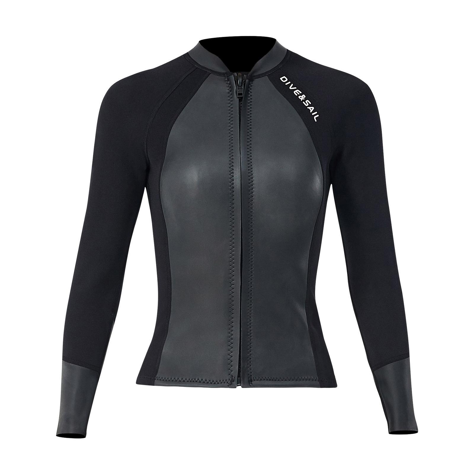 Wetsuit Top Scuba Diving Suit Long Sleeve Wetsuits Jacket Dive Suit for Snorkeling