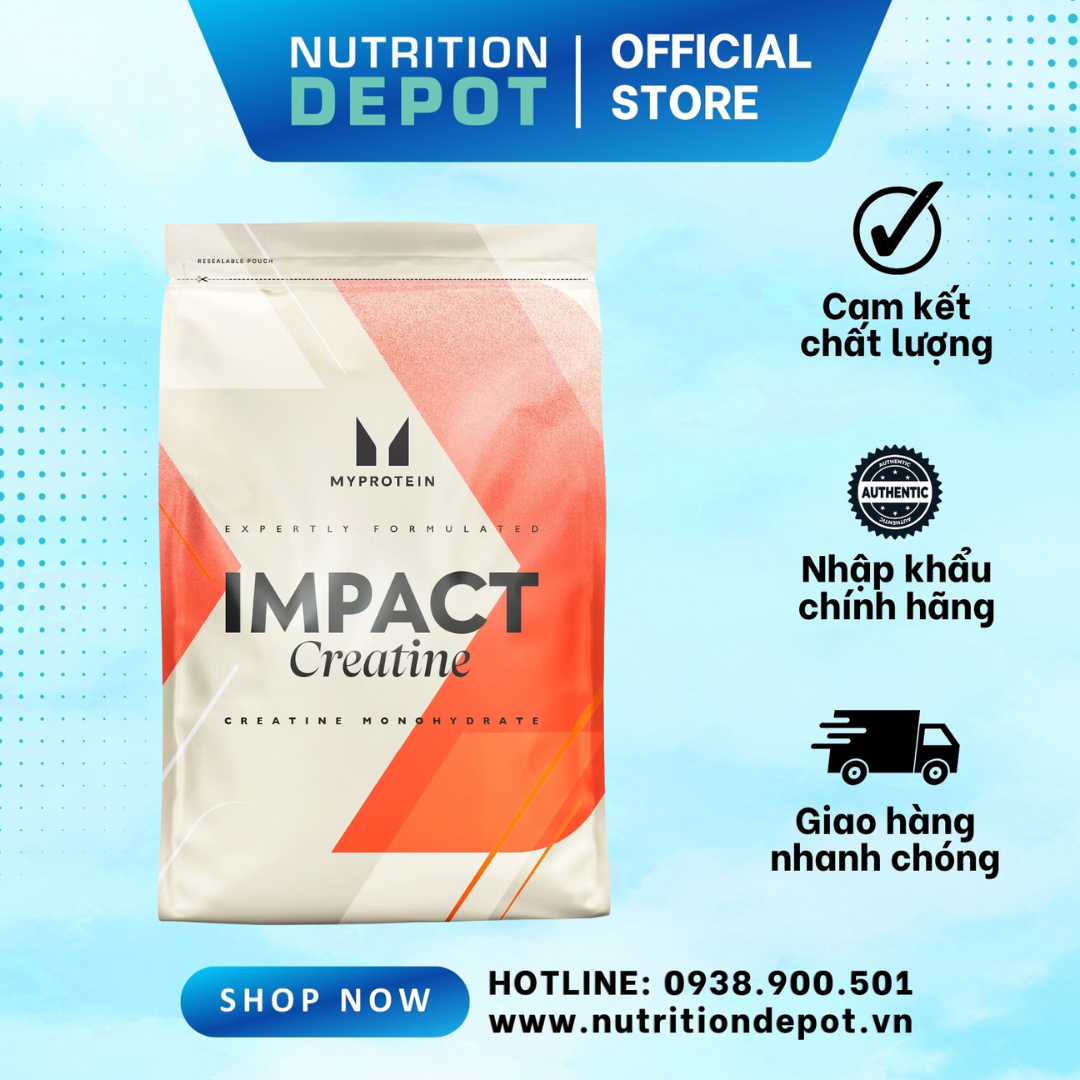 Thực Phẩm Bổ Sung Tăng Cường Năng Lượng Và Sức Mạnh Myprotein Impact Creatine Không Mùi 500G - Nutrition Depot Vn