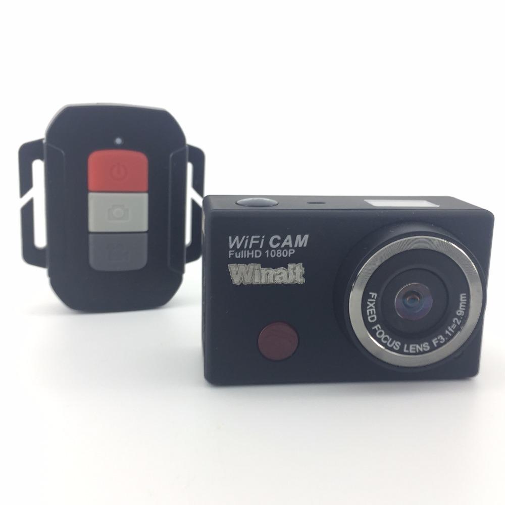 Winait Full HD 1080p Máy ảnh hành động WiFi Máy ảnh Video kỹ thuật số Thể thao chống nước Mini DVR Mini DVR