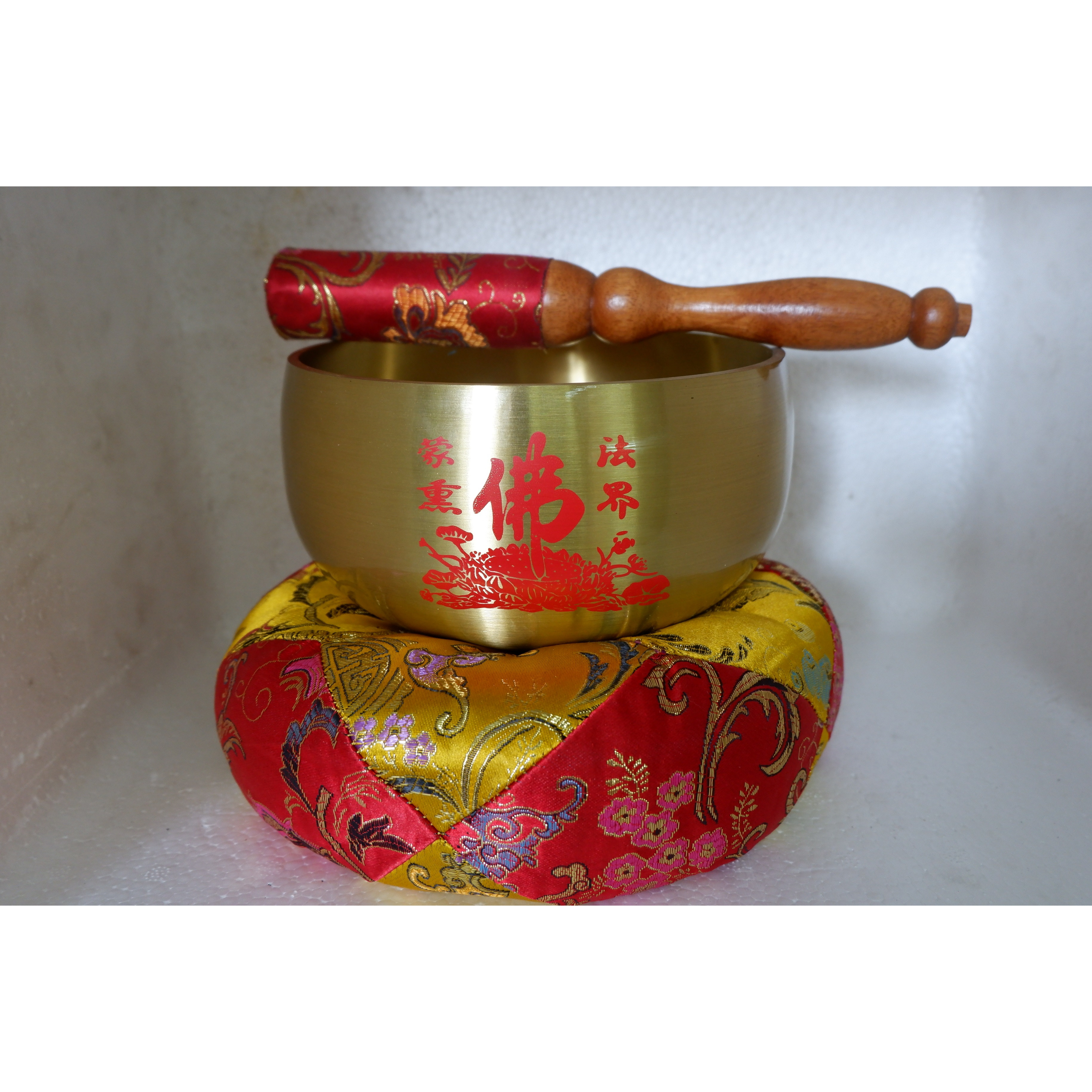 Chuông Đồng vàng Đài Loan cao cấp 6inch- mẫu chữ đỏ